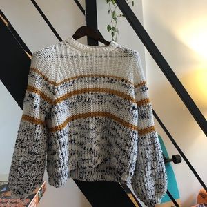 Gorgeous striped Sezane sweater. NWOT, Size S.